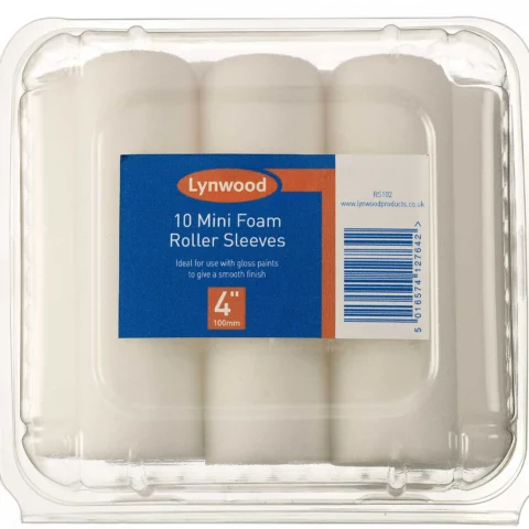 Lynwood 10 Mini Foam Roller Sleeves 4"