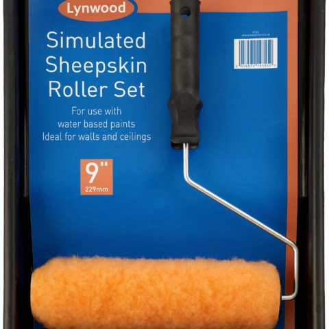 Lynwood Simulated Sheepskin Roller Set 9"
