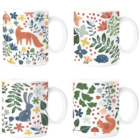 Mad About Mugs Straight Woodland Mug 11oz Assorted