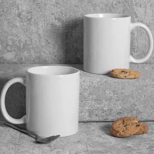 Mad About Mugs U-Shape Plain White Sublimation Mug 11oz
