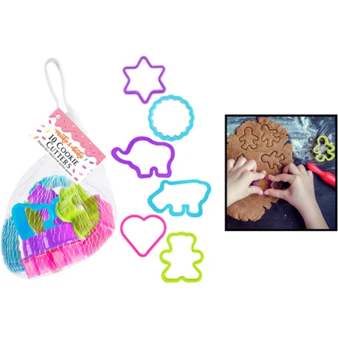 Make & Bake Kids Cookie Cutters Assorted 10 Pack