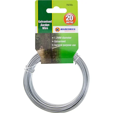 Marksman 1.2mm Galvanised Garden Wire 20m