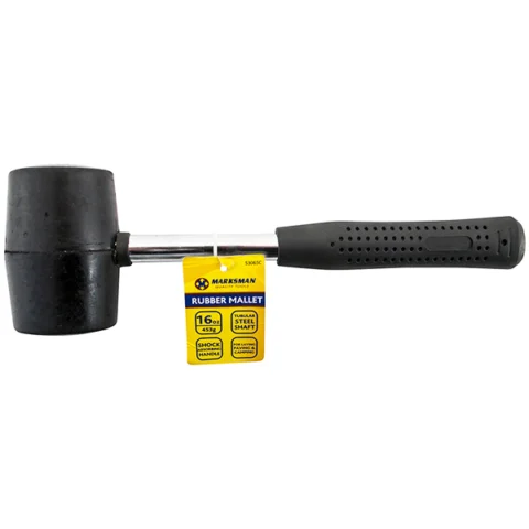 Marksman 16oz Rubber Mallet Steel Handle