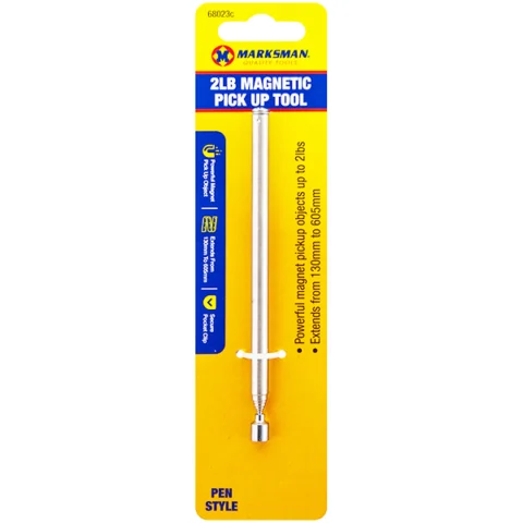 Marksman 2lbs Extendable Magnetic Pen Style Pick Up Tool 605mm
