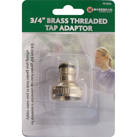 Marksman 3/4" Brass Threaded Tap Adaptor