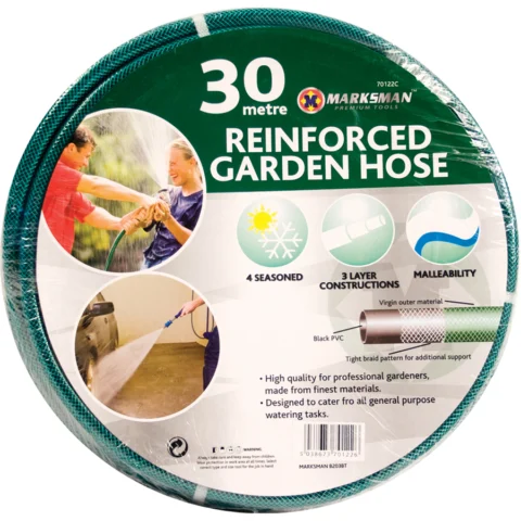 Marksman 30m Reinforced PVC Garden Hose