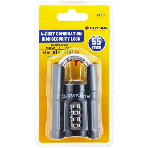 Marksman 4-Digit Combination High Security Lock 55mm