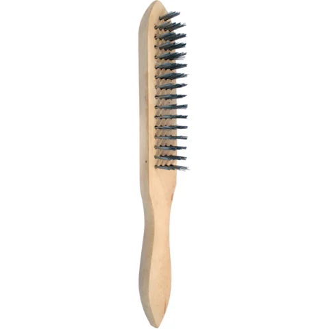 Marksman 4 Row Wooden Handle Wire Brush