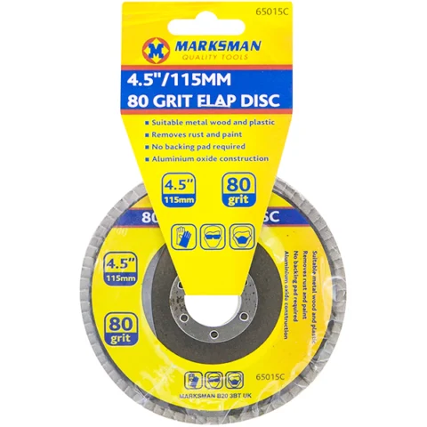 Marksman 80 Grit Flap Disc 4.5"