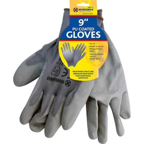 Marksman 9" PU Coated Gloves Size 10