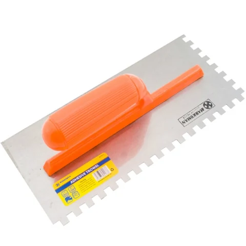 Marksman Adhesive Trowel With Teeth 11" X 5"