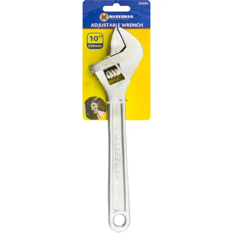 Marksman Adjustable Wrench Polished 10"