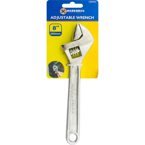 Marksman Adjustable Wrench Polished 8"