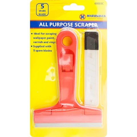Marksman All Purpose Scraper With 5 Spare Blades