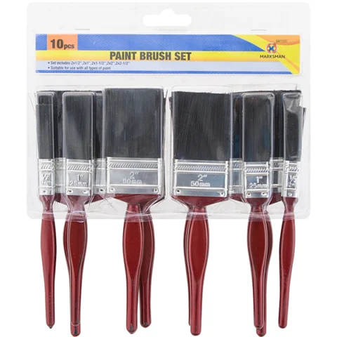 Marksman Assorted Paint Brush Set 10pc