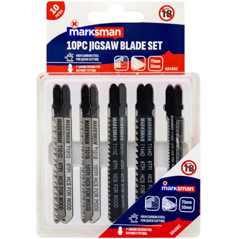 Marksman Bayonet HCS Jigsaw Blade Set 10pc