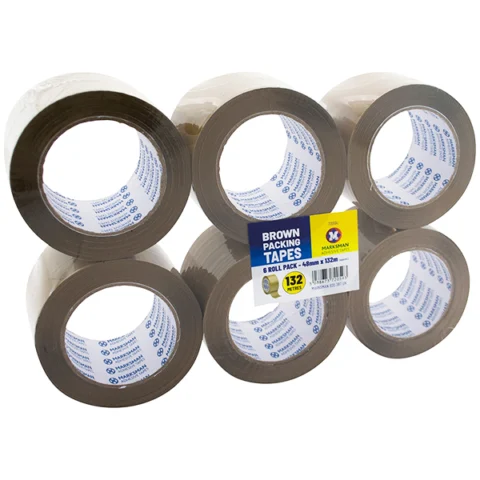 Marksman Brown Packing Tapes 48mm X 132m