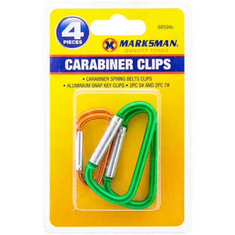 Marksman Carabiner Clips Set 4pc