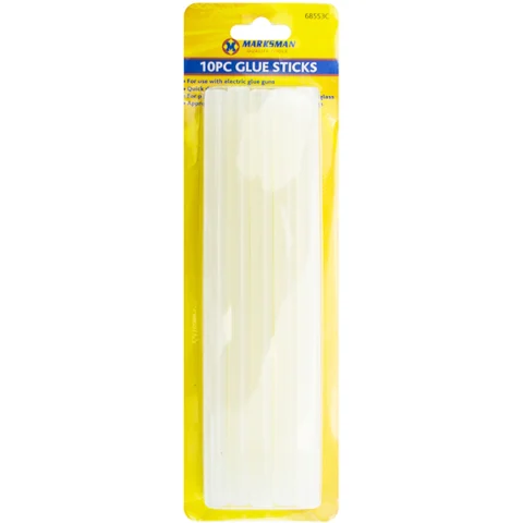 Marksman Clear Hot Melt Glue Sticks 11 X 200mm 10pc