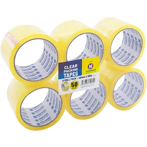 Marksman Clear Packing Tape 48mm X 50m