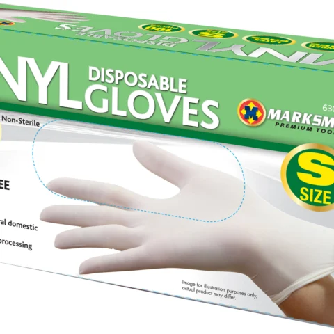 Marksman Clear Vinyl Gloves Small 100pc