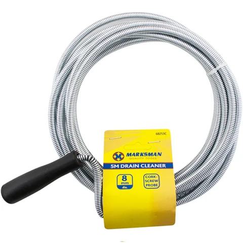 Marksman Cork-Screw Probe Drain Cleaner 8mm X 5m