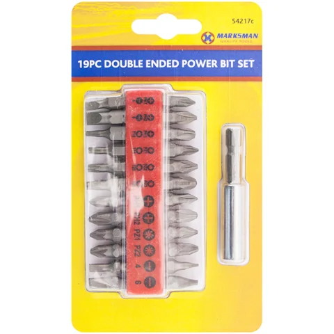 Marksman Double-Ended Power Bit Set 19pc