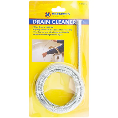 Marksman Drain Cleaner 6mm X 1800mm