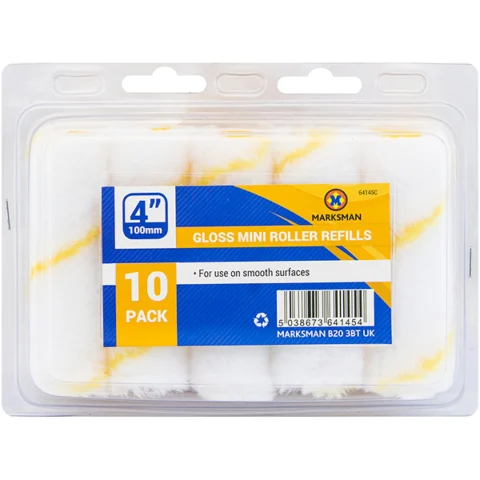 Marksman Emulsion Mini Roller Refills 4" 10 Pack