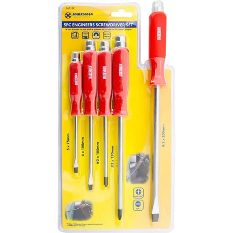 Marksman Engineers Screwdriver Set 5pc