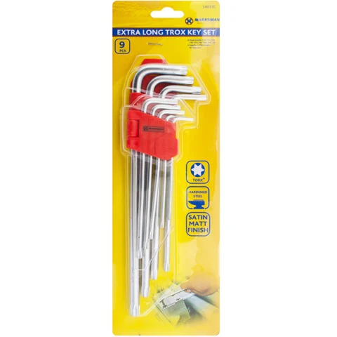 Marksman Extra Long Torx Key Set 9pc