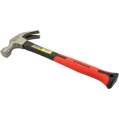 Marksman Fibreglass Handle Claw Hammer 16oz