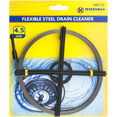 Marksman Flexible Steel Drain Cleaner 4.5m