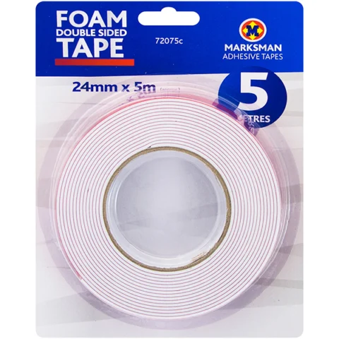 Marksman Foam Double-Sided Tape 24mm X 5m