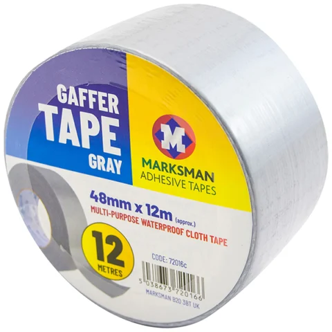 Marksman Grey Gaffer Duct Tape 48mm X 12m
