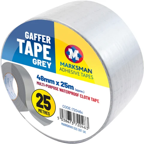 Marksman Grey Gaffer Duct Tape 48mm X 25m