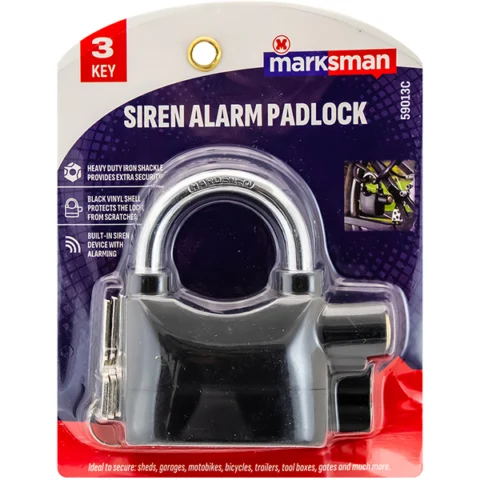 Marksman Heavy Duty Siren Alarm Padlock
