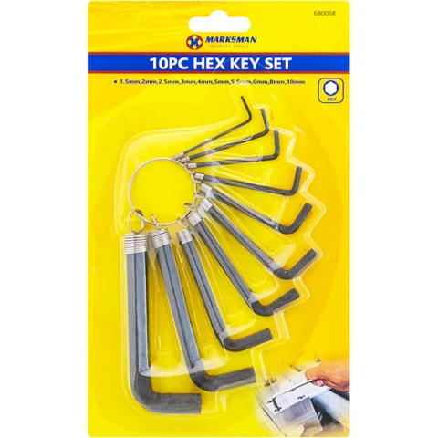 Marksman Hex Key Set 10pc