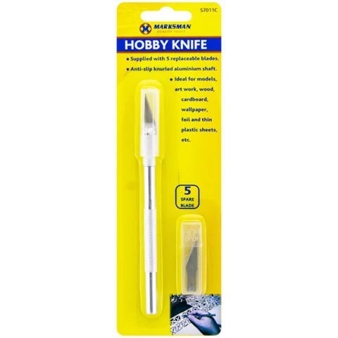 Marksman Hobby Knife With 5 Replacement Blades