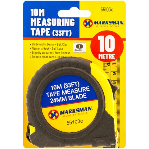 Marksman Measuring Tape 10m