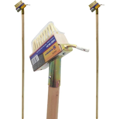 Marksman Patio Weed Brush With Hook Scraper