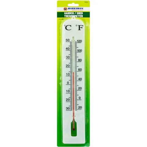 Marksman Plastic Garden Thermometer Large 40cm X 6.5cm