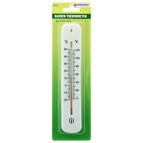 Marksman Plastic Garden Thermometer Small 21.5cm X 3.7cm