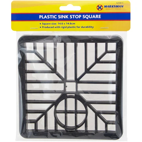 Marksman Plastic Sink Stop Square 14.6cm
