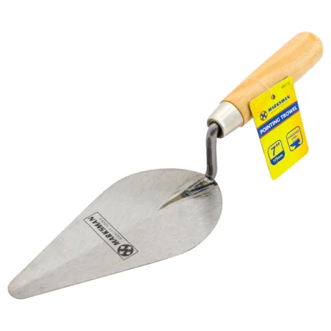 Marksman Pointing Trowel With Wooden Handle 7"