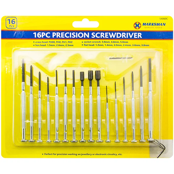 Marksman Precision Screwdriver Set 16pc