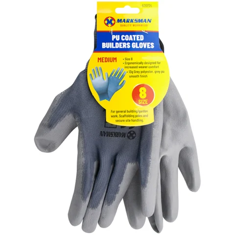 Marksman PU-Coated Builders Gloves Medium