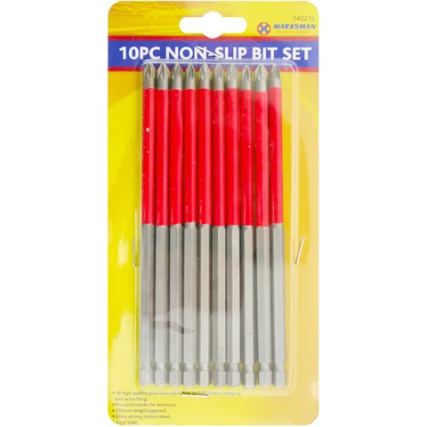 Marksman PZ2* Non-Slip Bit Set 15cm 10pc