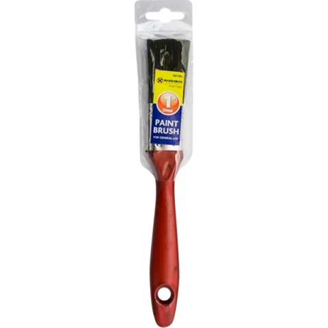 Marksman Red Handle Paint Brush 1"