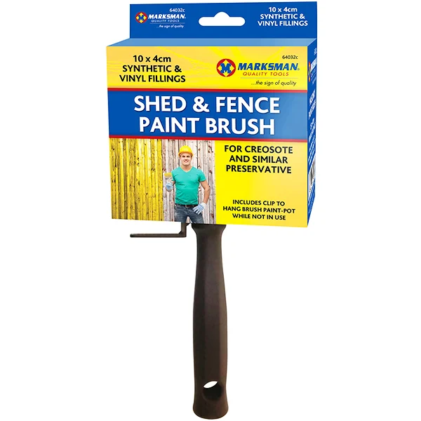 Marksman Shed & Fence Paint Brush 10 X 4cm